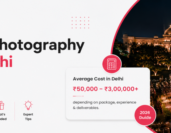 Wedding Photography Cost in Delhi