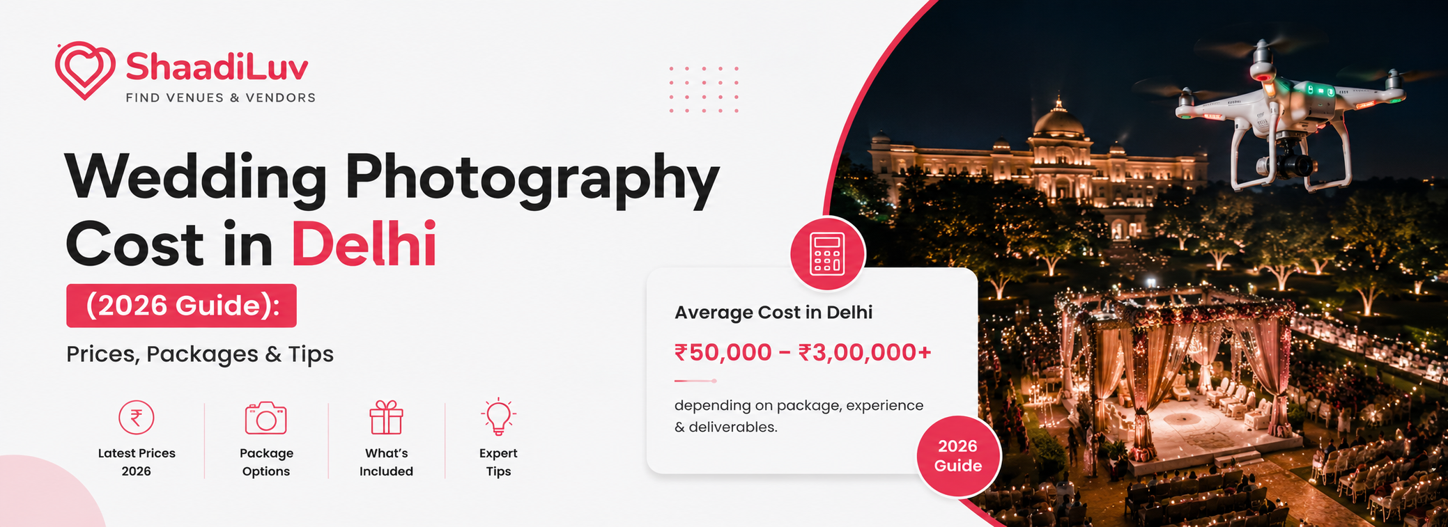 Wedding Photography Cost in Delhi